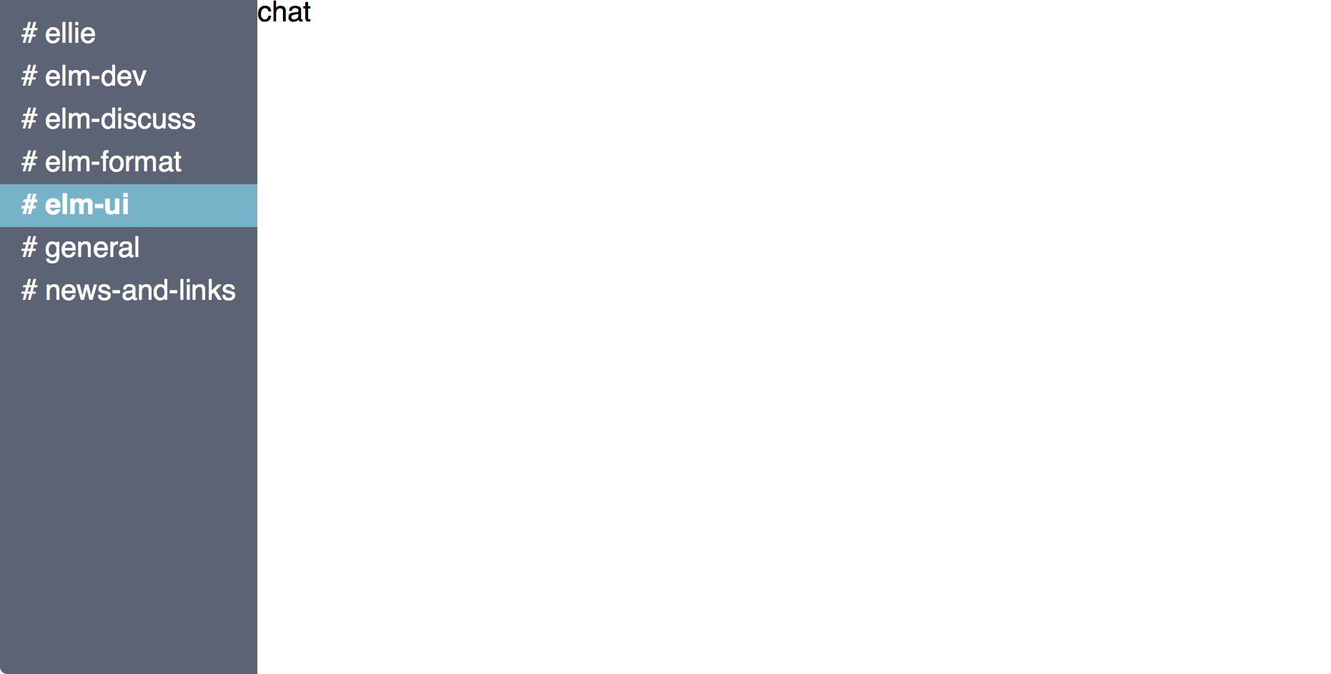 List of channels