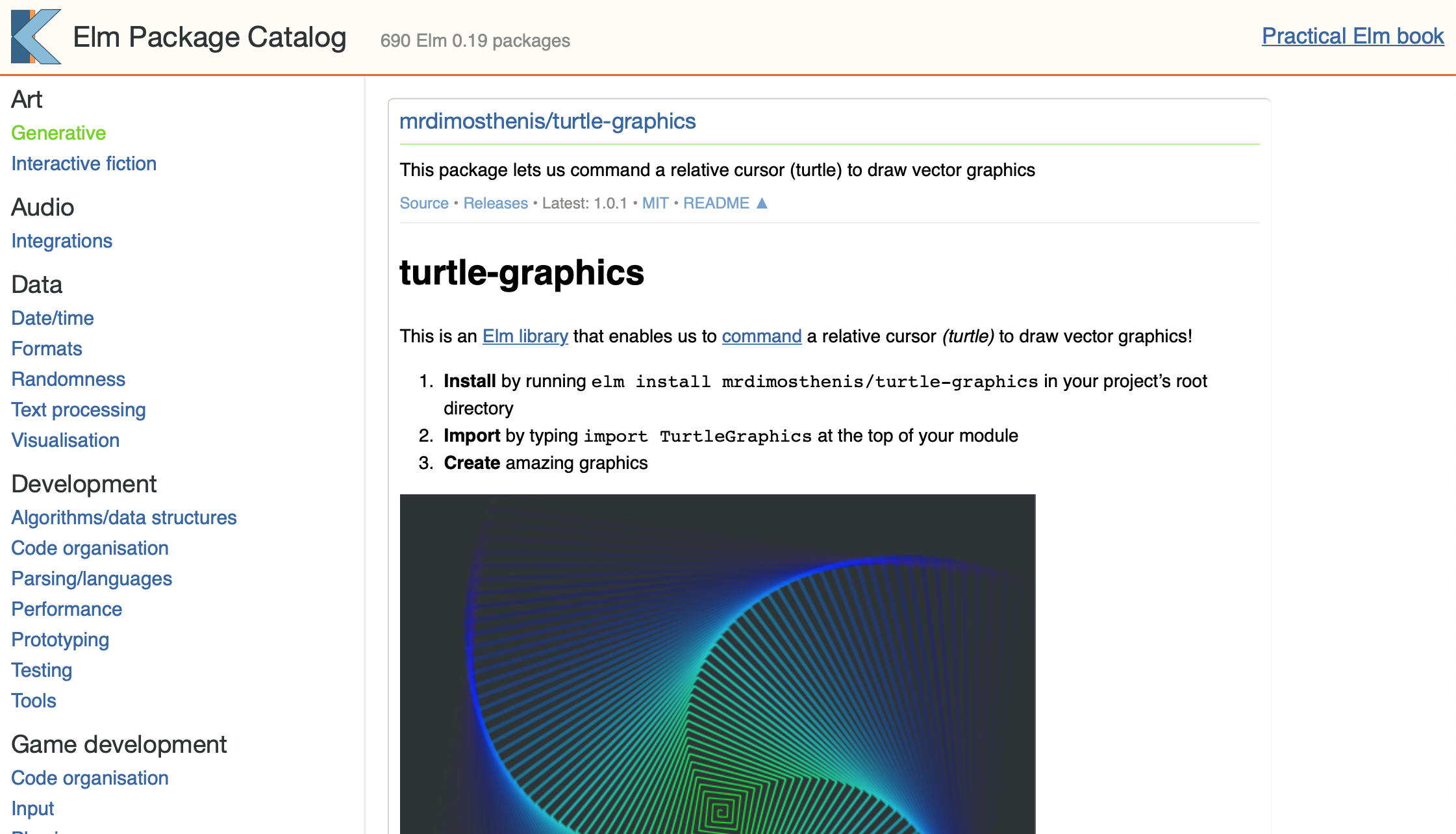 Elm Package Catalog