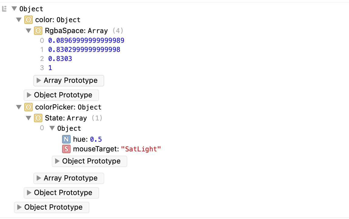 elm-debug-transformer output