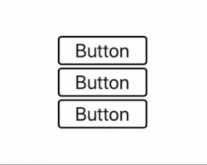 Three animated buttons
