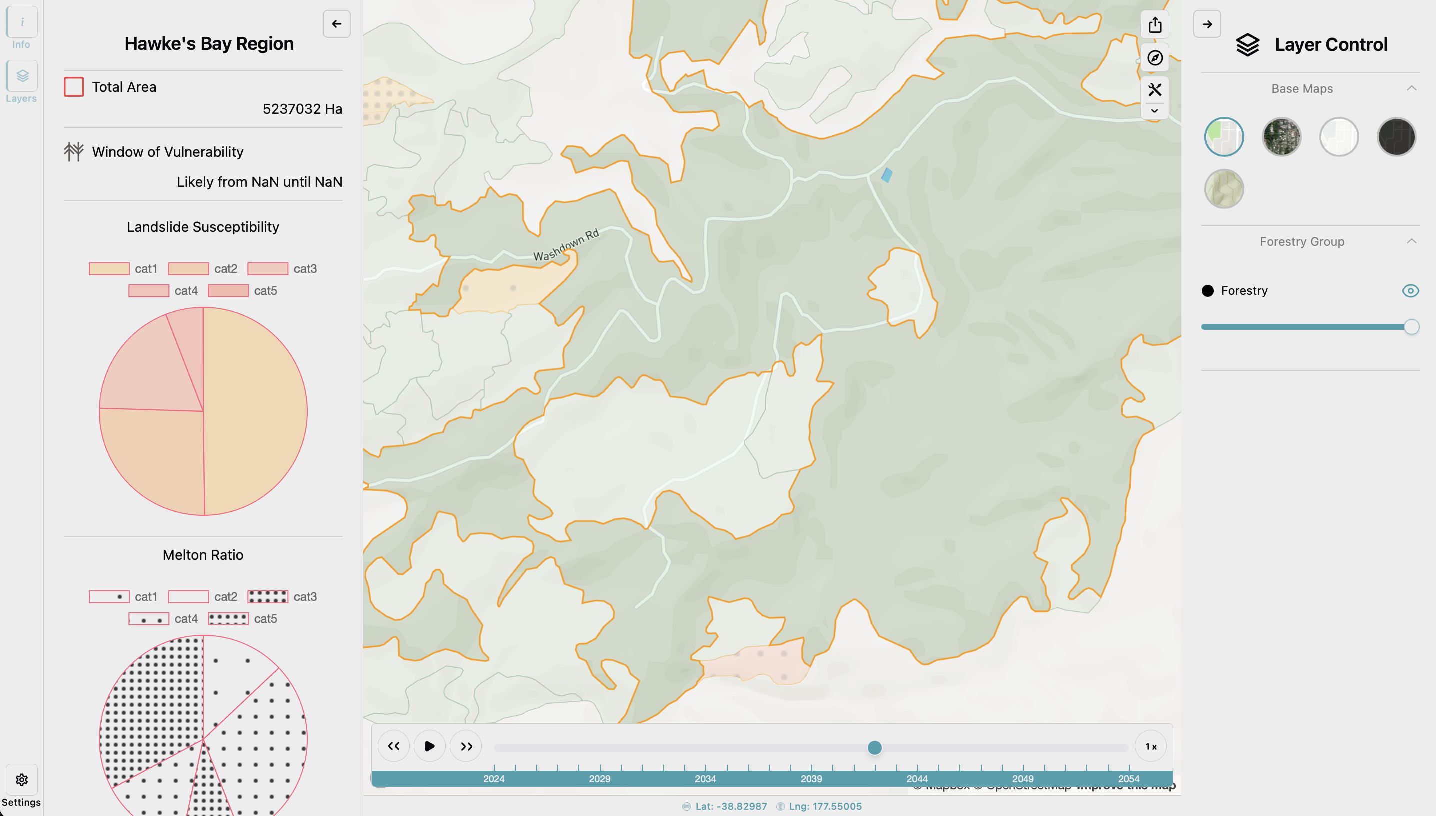 Forestry Catchment Planner screenshot